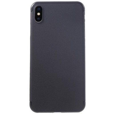 Ploniausias pasaulyje plastikinis Apple iPhone Xs Max juodas dėklas - nugarėlė / Priedai.lt