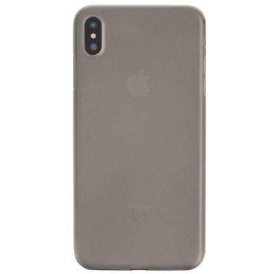 Ploniausias pasaulyje plastikinis Apple iPhone Xs Max pilkas dėklas - nugarėlė / Priedai.lt