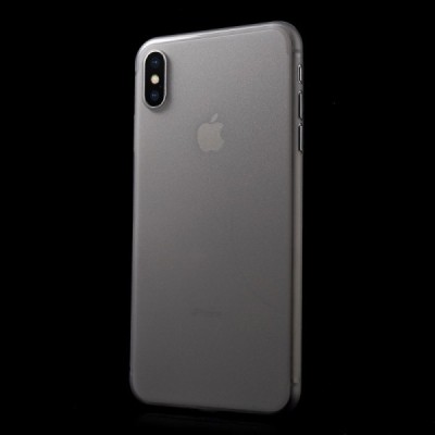 Ploniausias pasaulyje plastikinis Apple iPhone Xs Max pilkas dėklas - nugarėlė / Priedai.lt