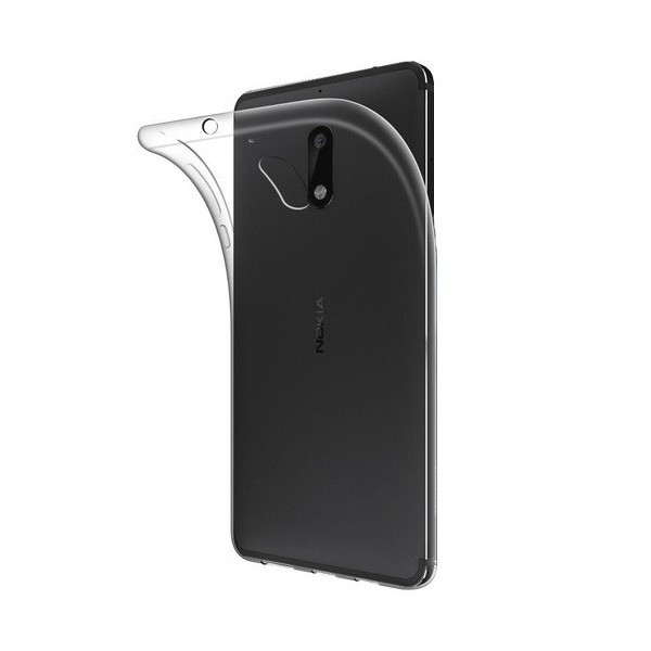 Kõva silikoon (TPU) kaaned - läbipaistev (Nokia 5.1 2018)