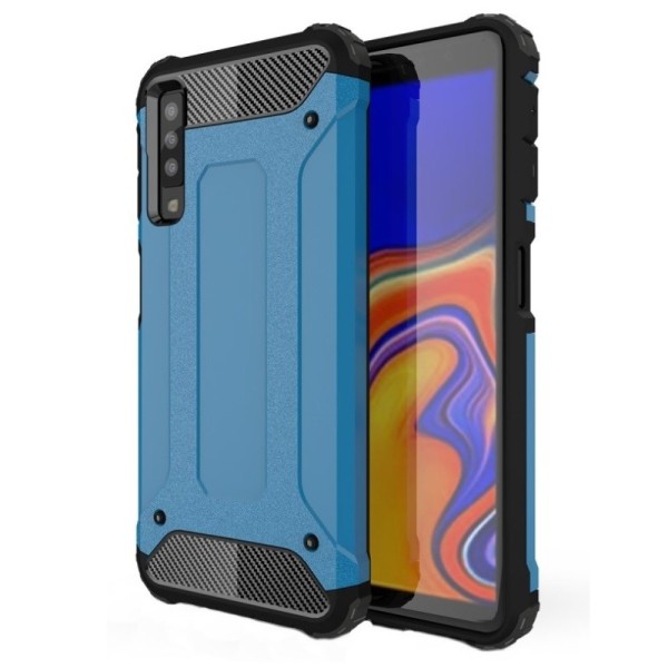 Tugevdatud turvalisus kaaned - sinine (Galaxy A7 2018)