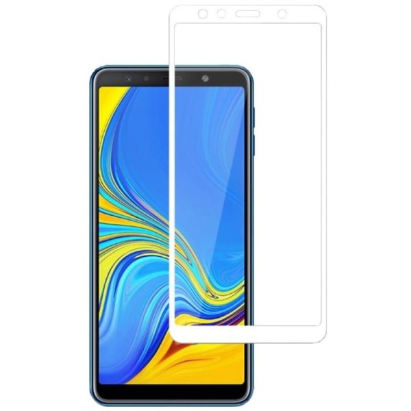 „Mocolo“ Tempered Glass kaitsev ekraaniklaas 0.26 mm - valge (Galaxy A7 2018)