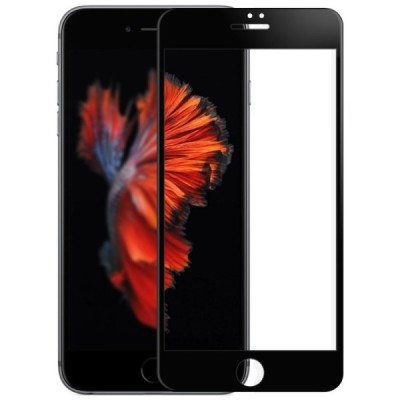 Apple iPhone 7 Plus (iPhone 8 Plus) „Amorus“ 9H Tempered Glass sustiprintos apsaugos juodas pilnai dengiantis apsauginis ekrano 