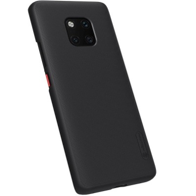 Huawei Mate 20 Pro Nillkin Frosted Shield juodas plastikinis dėklas / Priedai.lt