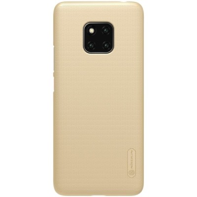 Huawei Mate 20 Pro Nillkin Frosted Shield auksinis plastikinis dėklas / Priedai.lt