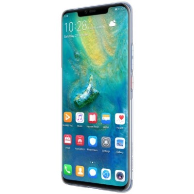 Huawei Mate 20 Pro Nillkin Nature plonas skaidrus (permatomas) silikoninis TPU bespalvis dėklas / Priedai.lt