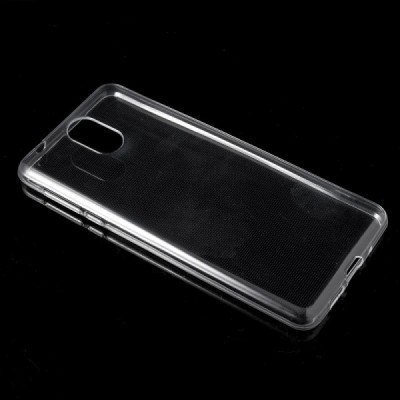 Nokia 3.1 (2018) skaidrus (permatomas) kieto silikono TPU ploniausias pasaulyje bespalvis dėklas / Priedai.lt