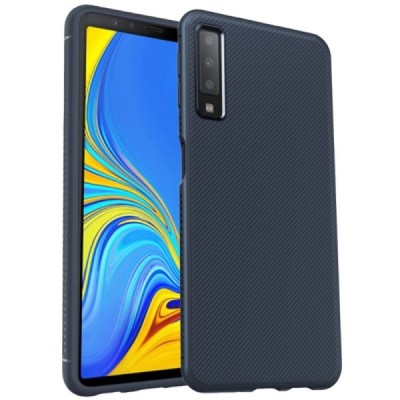 Samsung Galaxy A7 (2018) „Lenuo“ kieto silikono TPU mėlynas dėklas - nugarėlė / Priedai.lt