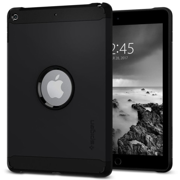 „Spigen“ Tough Armor Tugevdatud turvalisus kaaned - must (iPad 9.7" 2017 / iPad 9.7" 2018)