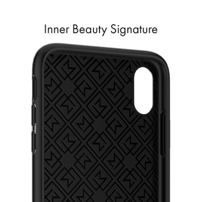 „Spigen“ La Manon Classy Apple iPhone X (iPhone Xs) juodas kieto silikono dėklas / Priedai.lt