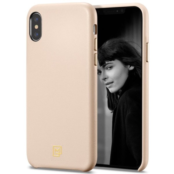 „Spigen“ La Manon Calin kaaned - Beež värv (iPhone X / Xs)