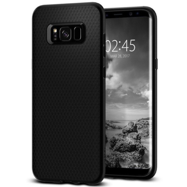 „Spigen“ Liquid Air kaaned - must (Galaxy S8)