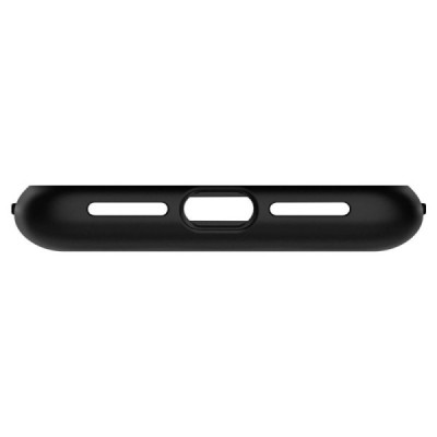 „Spigen“ Slim Armor CS Apple iPhone Xs Max juodas kieto silikono dėklas / Priedai.lt