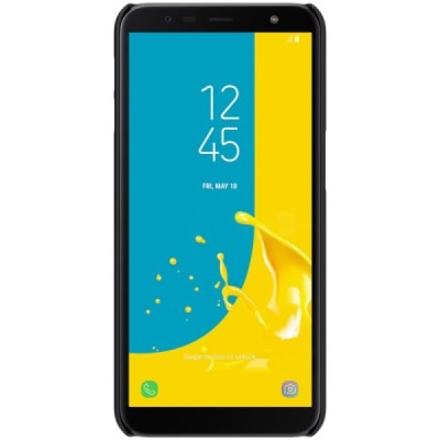 Samsung Galaxy J6+ 2018 (J10) Nillkin Frosted Shield juodas plastikinis dėklas / Priedai.lt