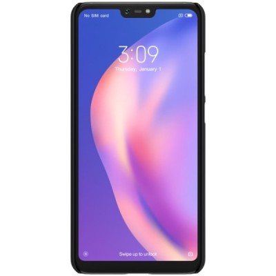 Xiaomi Mi 8 Lite Nillkin Frosted Shield juodas plastikinis dėklas / Priedai.lt