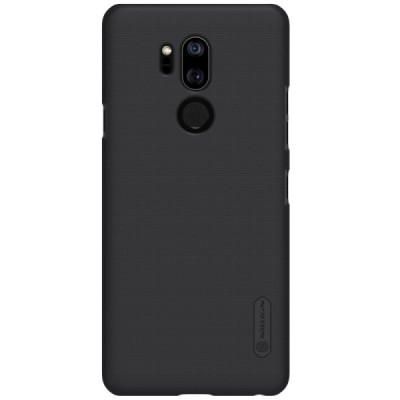 LG G7 ThinQ Nillkin Frosted Shield juodas plastikinis dėklas / Priedai.lt
