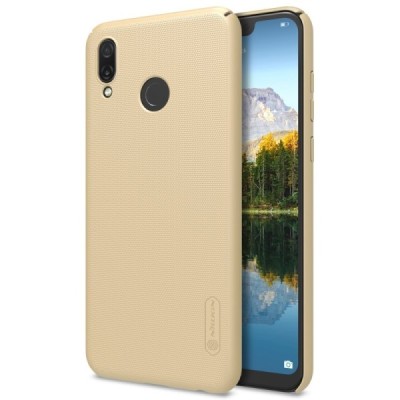 Huawei Honor Play Nillkin Frosted Shield auksinis plastikinis dėklas / Priedai.lt