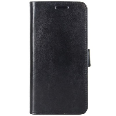 Xiaomi Mi 8 atverčiamas juodas odinis dėklas - piniginė / Priedai.lt