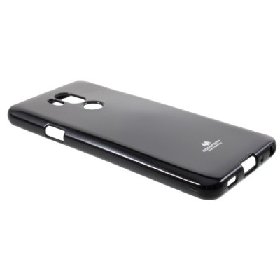 LG G7 ThinQ juodas Mercury kieto silikono (TPU) dėklas / Priedai.lt