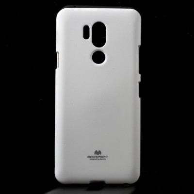 LG G7 ThinQ baltas Mercury kieto silikono (TPU) dėklas / Priedai.lt