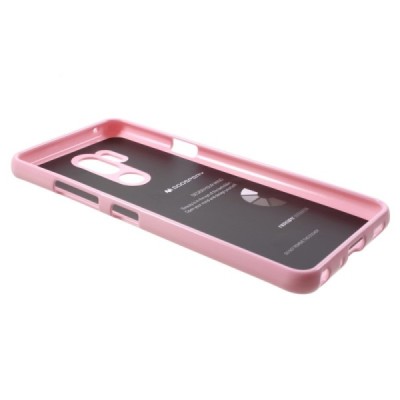 LG G7 ThinQ šviesiai rožinis Mercury kieto silikono (TPU) dėklas / Priedai.lt