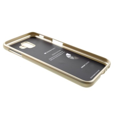 Samsung Galaxy J6+ 2018 (J610) Mercury auksinis kieto silikono tpu dėklas - nugarėlė / Priedai.lt