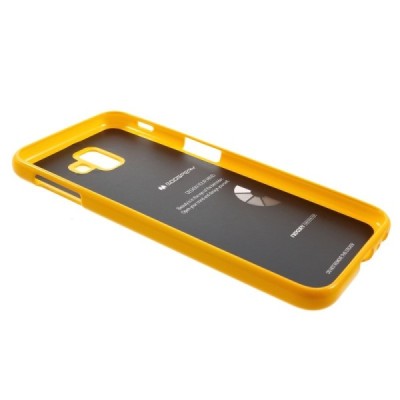Samsung Galaxy J6+ 2018 (J610) Mercury geltonas kieto silikono tpu dėklas - nugarėlė / Priedai.lt