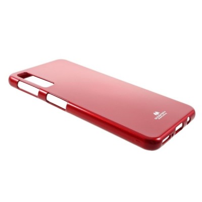 Samsung Galaxy A7 2018 (A750) Mercury raudonas kieto silikono (TPU) dėklas / Priedai.lt