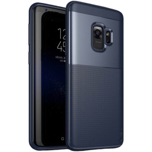 „IPAKY“ Shield kaaned - sinine (Galaxy S9)