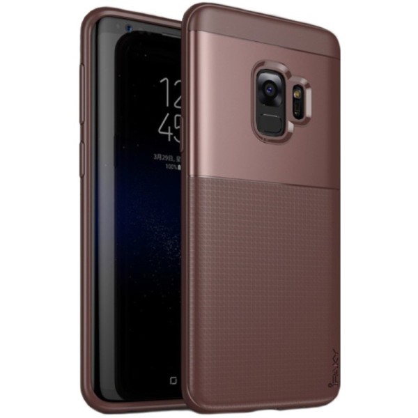 „IPAKY“ Shield kaaned - pruun (Galaxy S9)