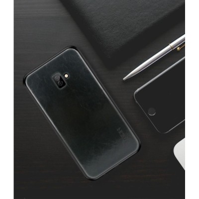 „Mofi“ Pu Leather odinis juodas Samsung Galaxy J6+ 2018 (J610) dėklas (dėkliukas, nugarėlė) / Priedai.lt