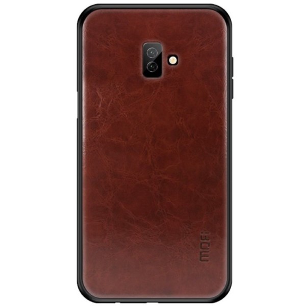 „Mofi“ Pu Leather kaaned - pruun (Galaxy J6+ 2018)