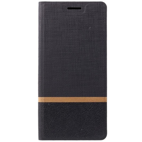 „Cross“ Texture Leather tahke kaaned - must (Galaxy A9 2018)