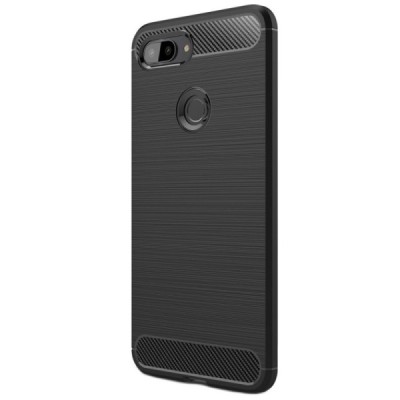 Xiaomi Mi 8 Lite kieto silikono TPU juodas dėklas - nugarėlė / Priedai.lt