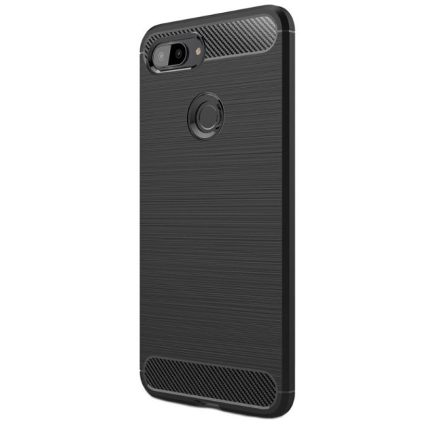 „Carbon“ Kõva silikoon (TPU) kaaned - must (Mi 8 Lite)
