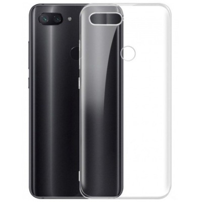 Xiaomi Mi 8 Lite kieto silikono TPU skaidrus dėklas - nugarėlė / Priedai.lt