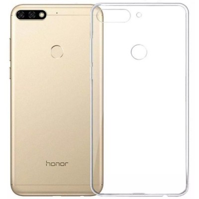 Huawei Honor 7C (permatomas) silikoninis TPU ploniausias pasaulyje dėklas / Priedai.lt
