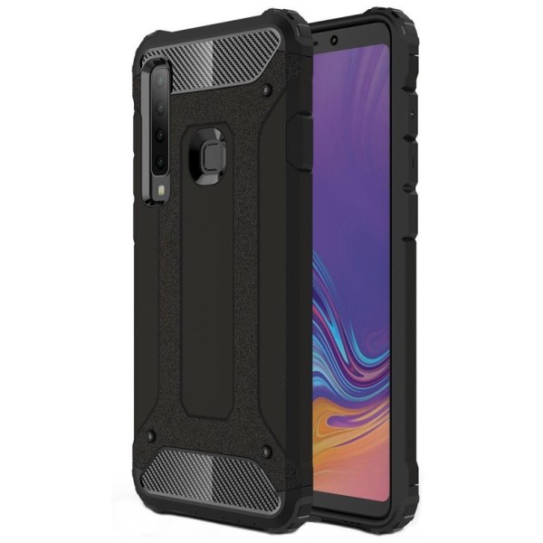 Tugevdatud turvalisus kaaned - must (Galaxy A9 2018)