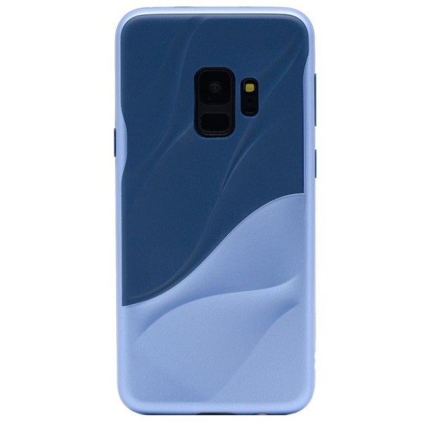 „3D“ Wave Pattern kaaned - sinine (Galaxy S9)