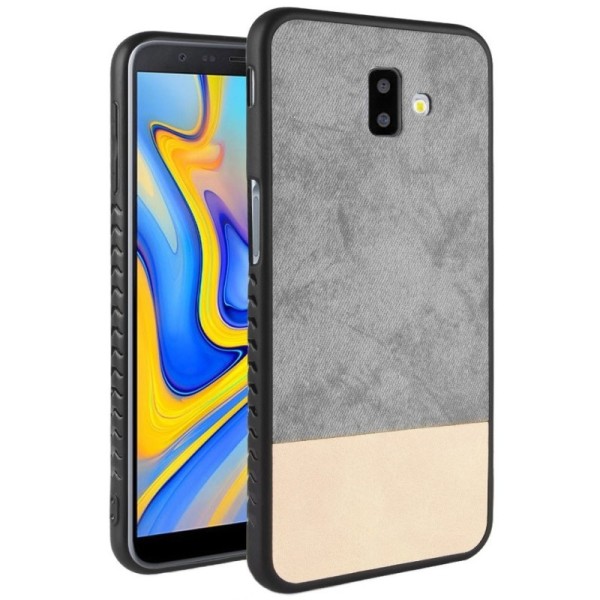 „Bi-Color“ Splicing kaaned - Beež värv / hall (Galaxy J6+ 2018)