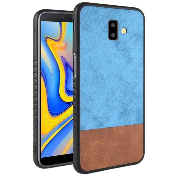„Bi-Color“ Splicing kaaned - pruun / sinine (Galaxy J6+ 2018)