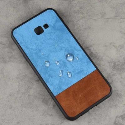 „Bi-Color“ Splicing Samsung Galaxy J4+ (J400F) rudas, mėlynas odinis dėklas / Priedai.lt