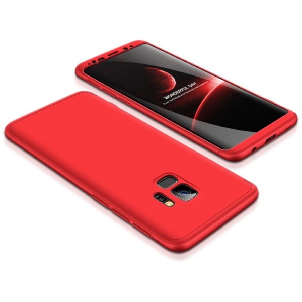 Thin Fit 360“ plastikust kaaned - punane (Galaxy S9)