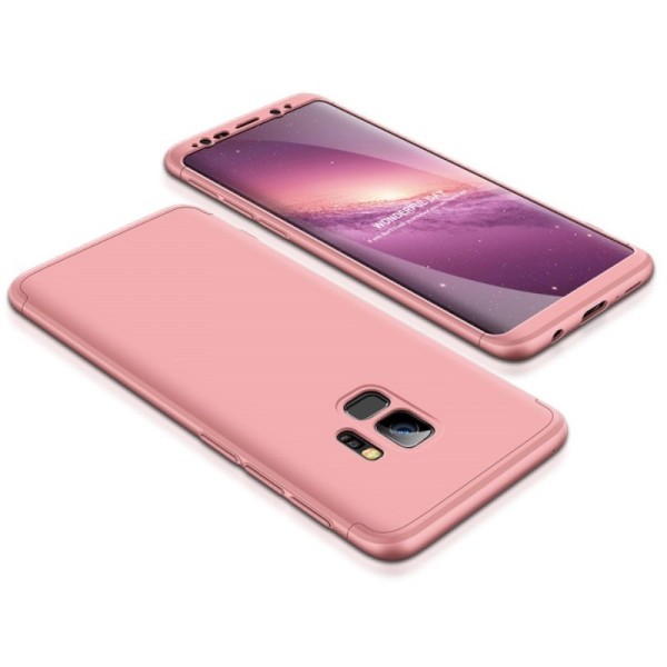 Thin Fit 360“ plastikust kaaned - roosa (Galaxy S9)