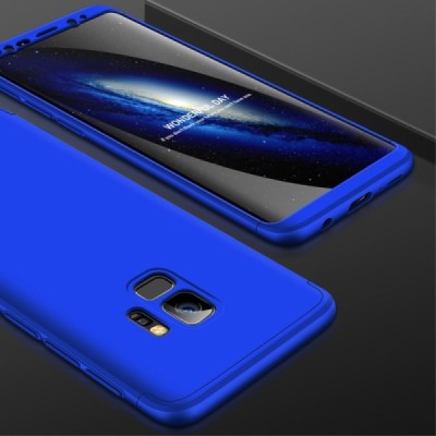 „Thin Fit 360“ plastikinis Samsung Galaxy S9 (G960F) mėlynas dėklas / Priedai.lt