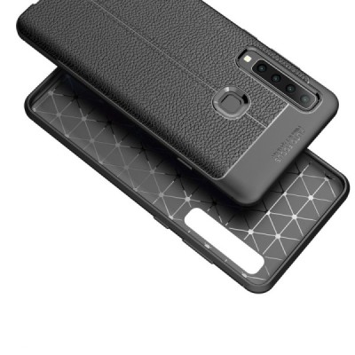 Samsung Galaxy A9 2018 (A9 Star Pro) „FOCUS“ kieto silikono TPU juodas dėklas - nugarėlė / Priedai.lt