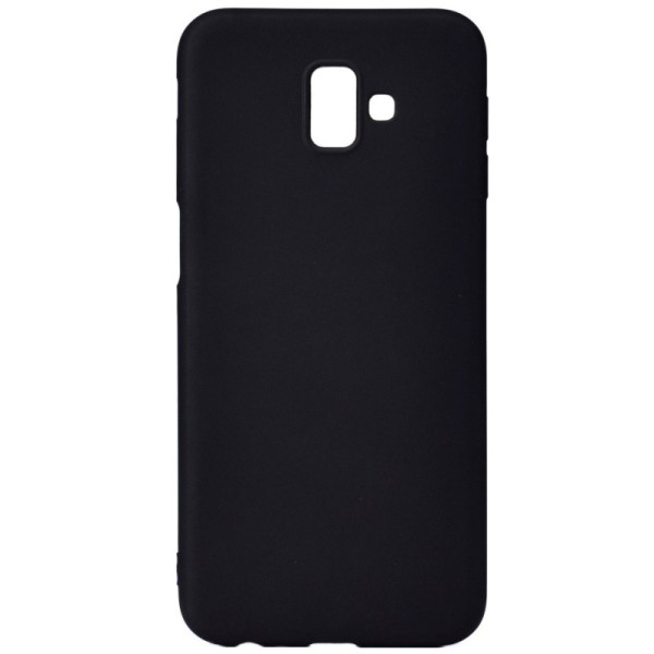 Kõva silikoon (TPU) kaaned - must (Galaxy J6+ 2018)