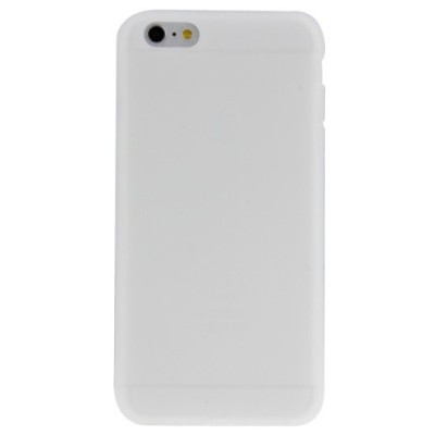 Apple iPhone 6 Plus (6s Plus) kieto silikono TPU matinis, baltas dėklas - nugarėlė / Priedai.lt