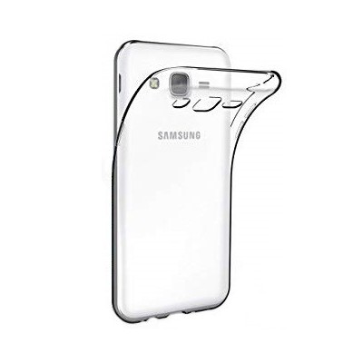 Samsung Galaxy J5 (J500) dėklas kieto silikono - TPU skaidrus / Priedai.lt