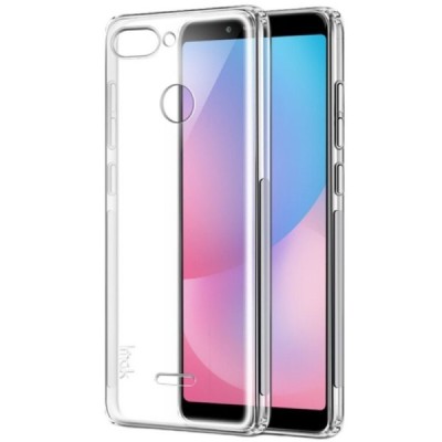 Xiaomi Redmi 6 „Imak“ kieto silikono TPU skaidrus dėklas - nugarėlė / Priedai.lt